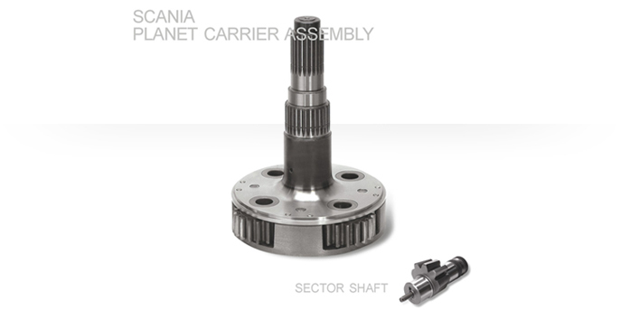Scania Planet Carrier Assembly / Sector Shaft